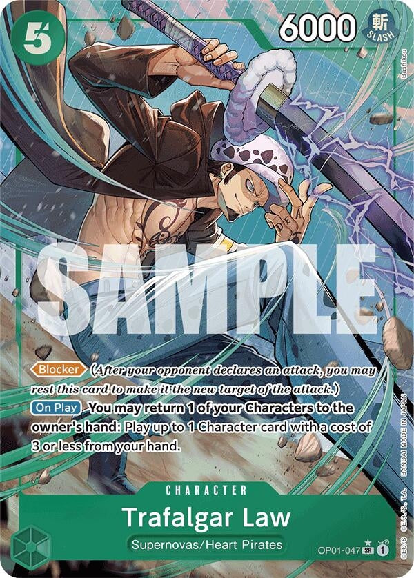 Image for Trafalgar Law (OP01-047) (Alternate Art) (Premium Booster -The Best-) (OP01-047) - One Piece Card Game
