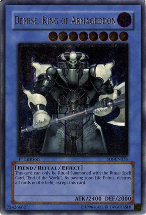Image for Demise, King of Armageddon (UTR) (Shadow of Infinity) (SOI-EN035) - YuGiOh