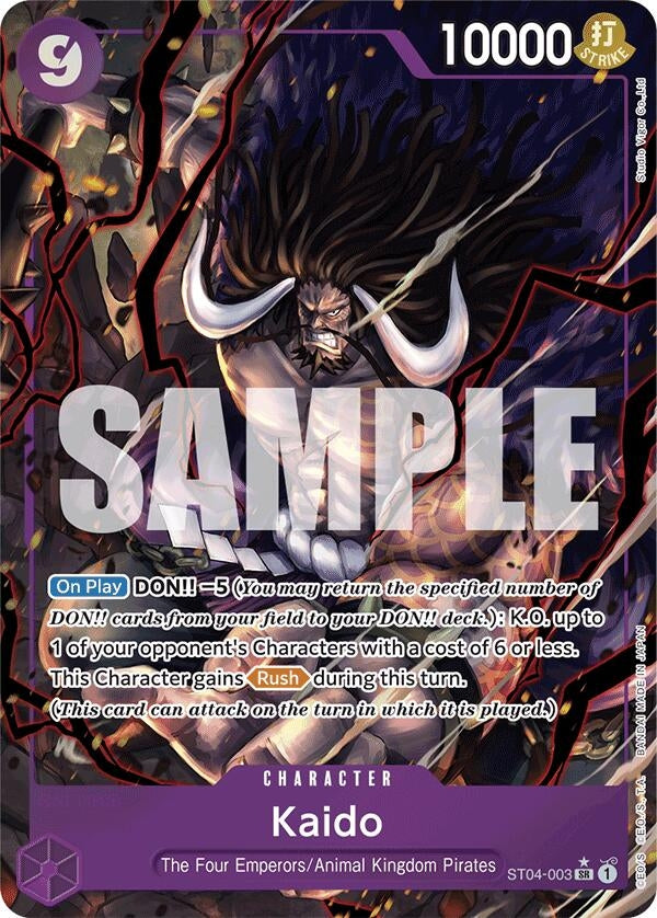 Image for Kaido (ST04-003) (Alternate Art) (Premium Booster -The Best-) (ST04-003) - One Piece Card Game