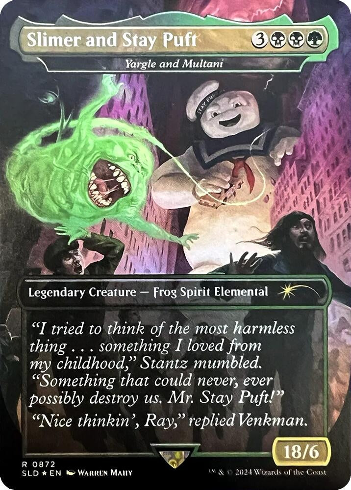 Image for Slimer and Stay Puft - Yargle and Multani (Secret Lair Drop Series) (872) - Magic: The Gathering