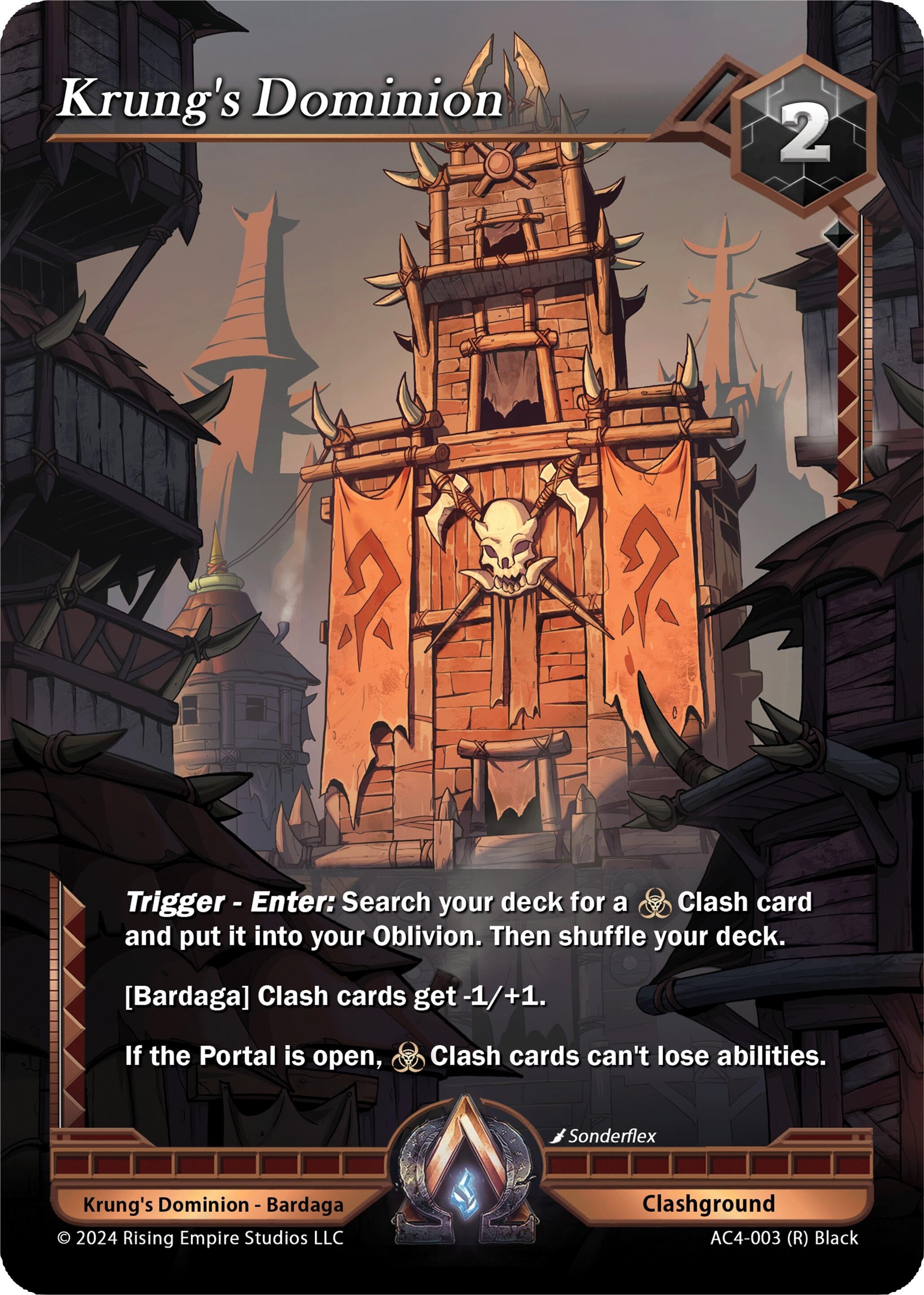 Image for Krung's Dominion (Genesis Returns) (AC4-003) - Alpha Clash