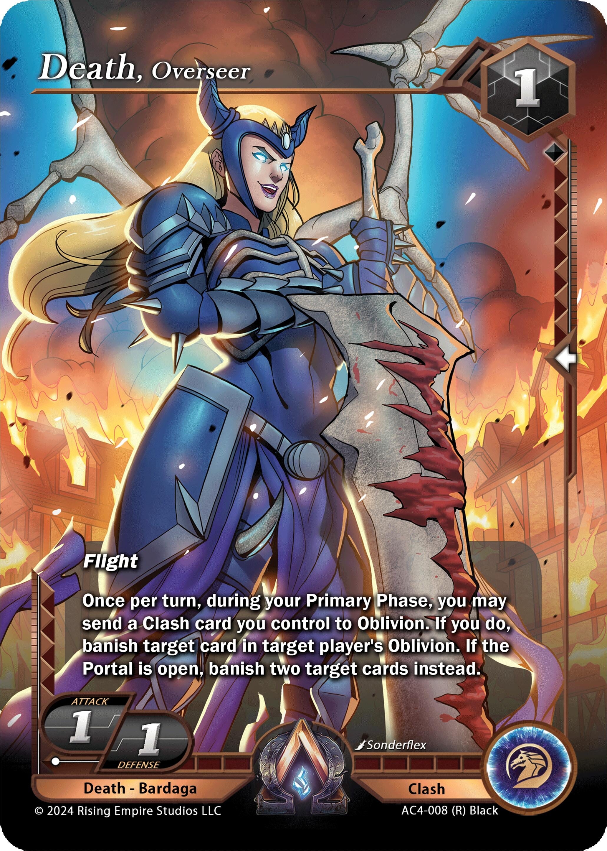 Image for Death, Overseer (Genesis Returns) (AC4-008) - Alpha Clash