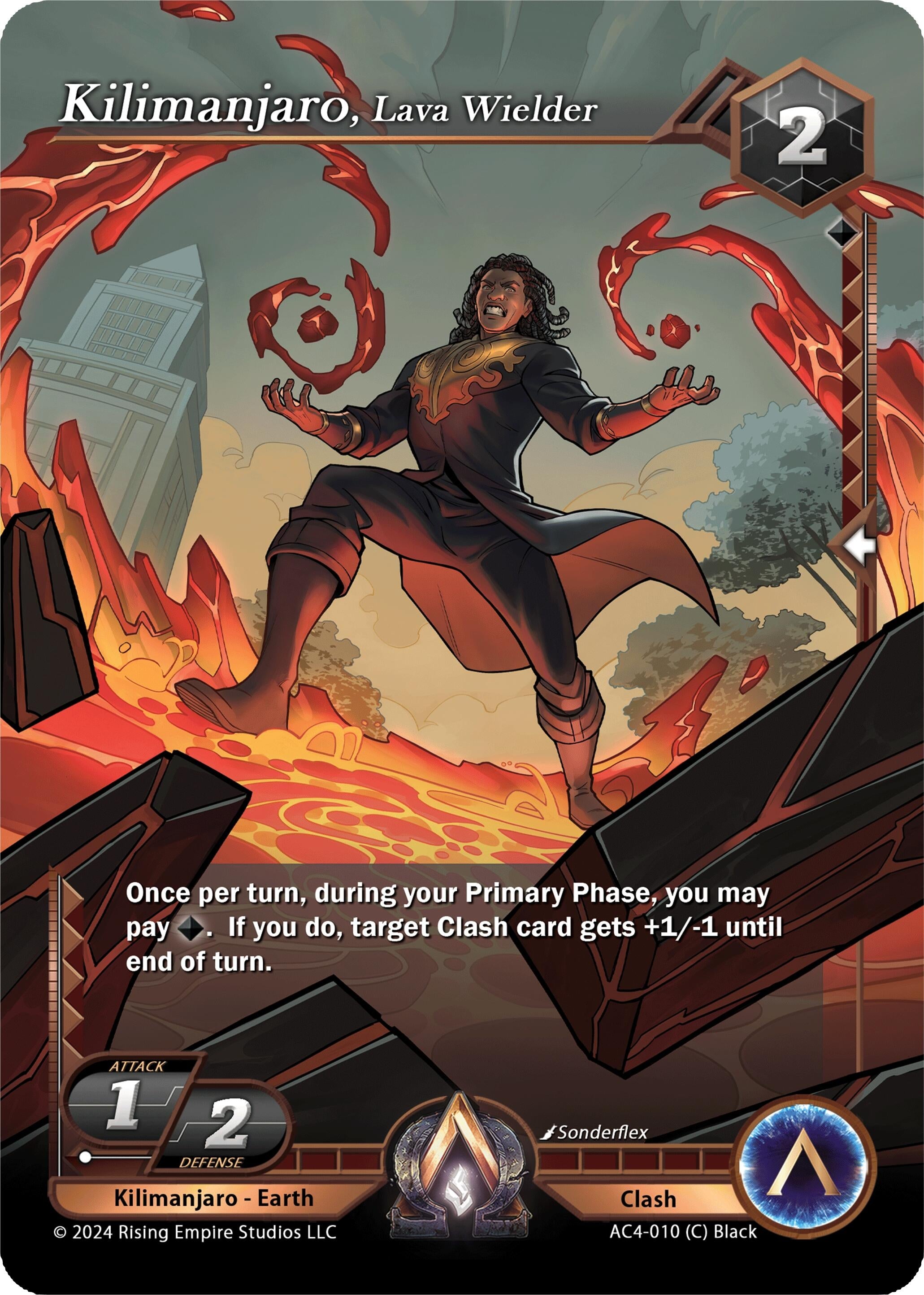 Image for Kilimanjaro, Lava Wielder (Genesis Returns) (AC4-010) - Alpha Clash