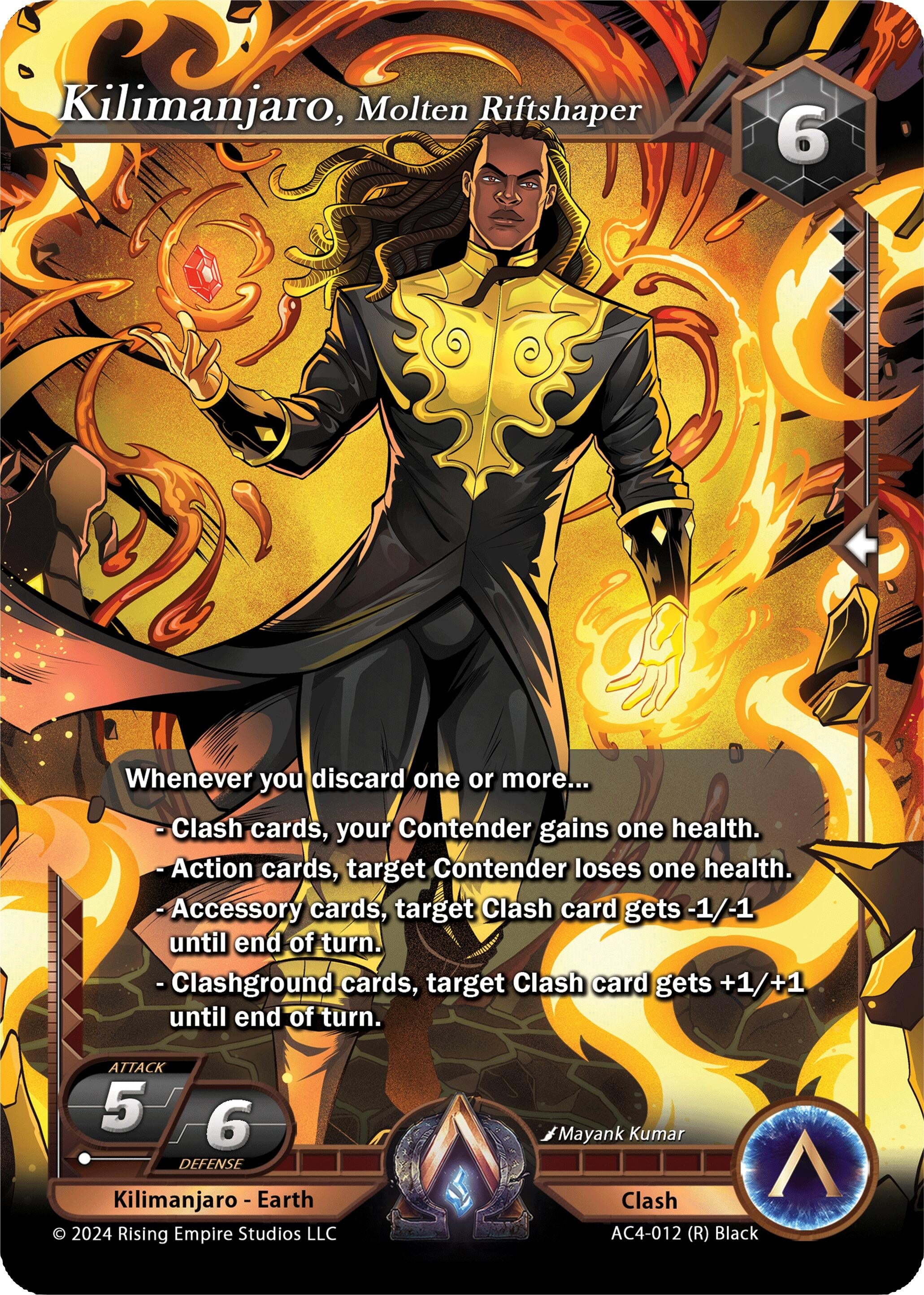 Image for Kilimanjaro, Molten Riftshaper (Genesis Returns) (AC4-012) - Alpha Clash