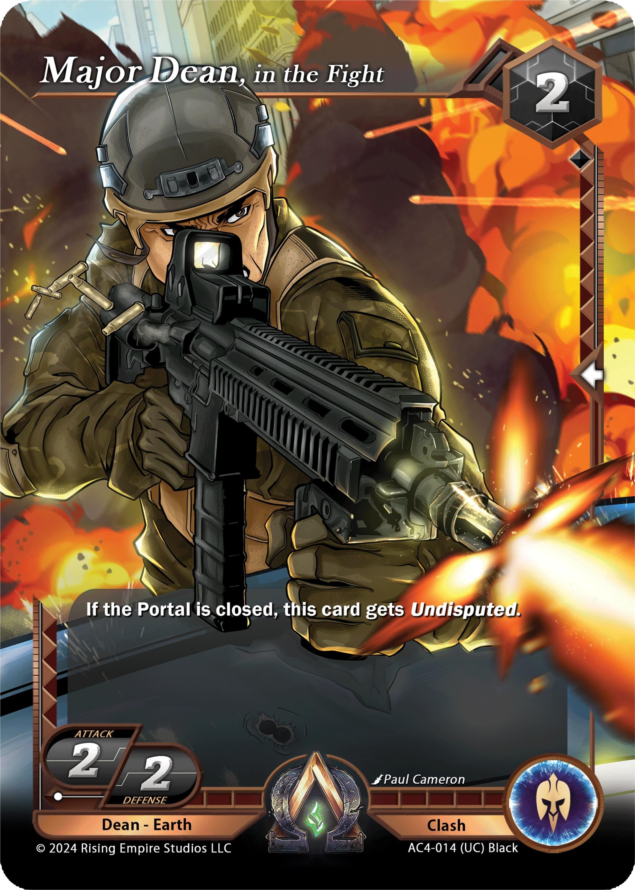 Image for Major Dean, in the Fight (Genesis Returns) (AC4-014) - Alpha Clash