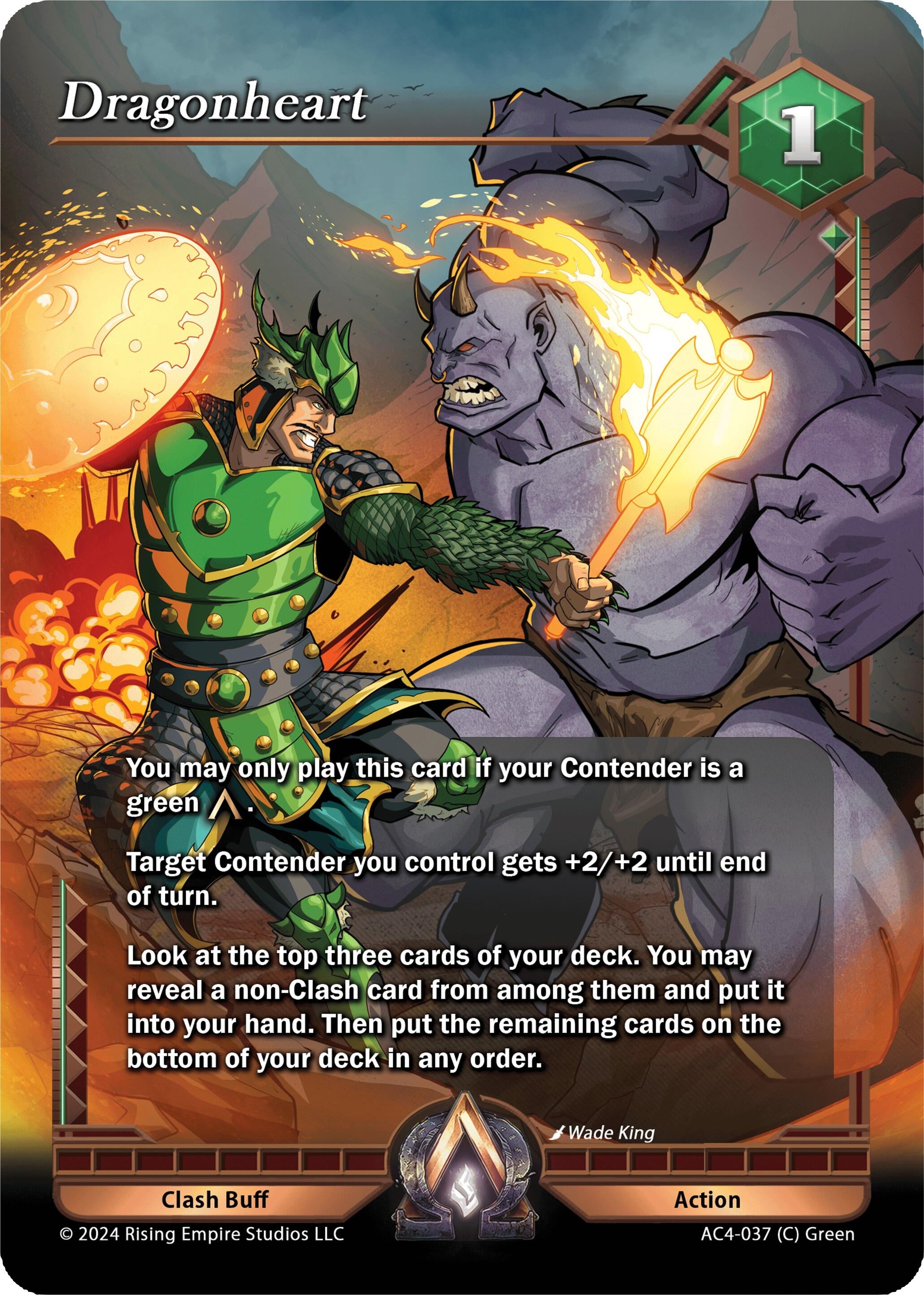 Image for Dragonheart (Genesis Returns) (AC4-037) - Alpha Clash