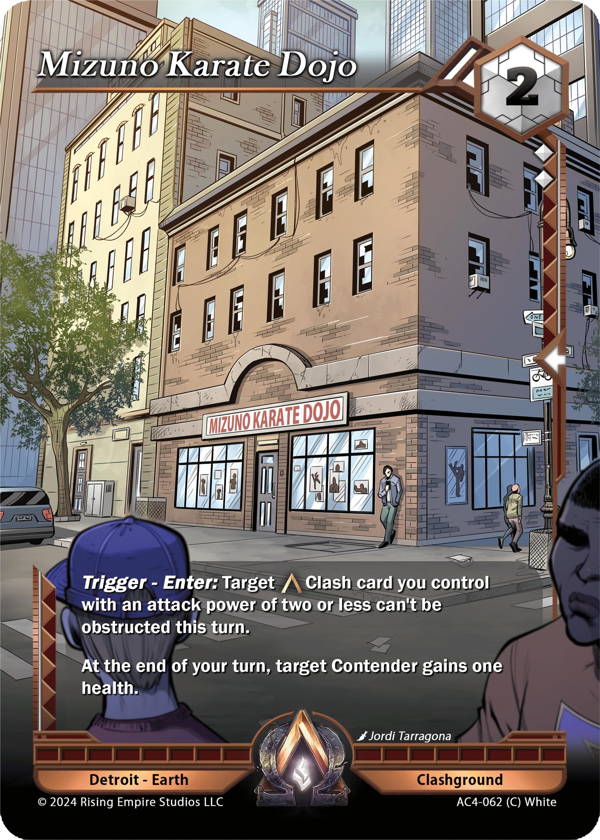 Image for Mizuno Karate Dojo (Genesis Returns) (AC4-062) - Alpha Clash
