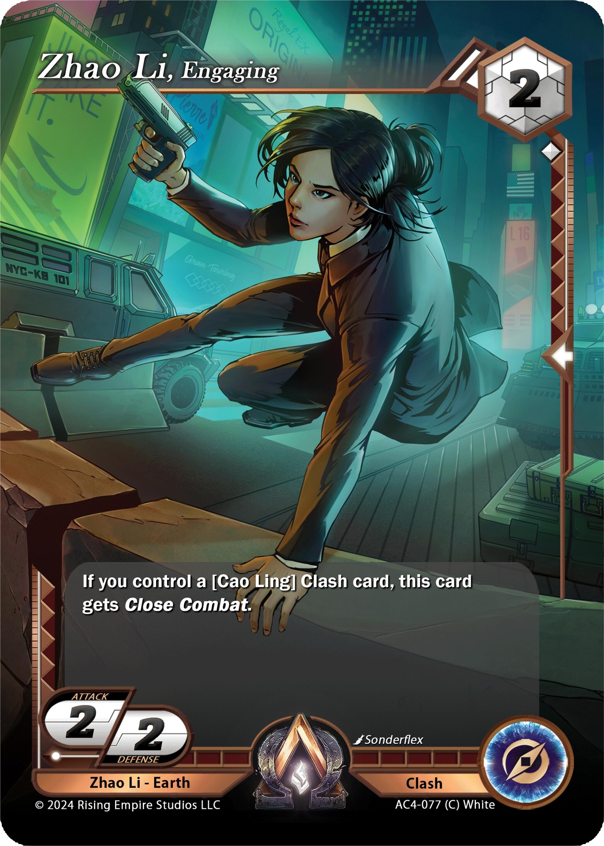 Image for Zhao Li, Engaging (Genesis Returns) (AC4-077) - Alpha Clash