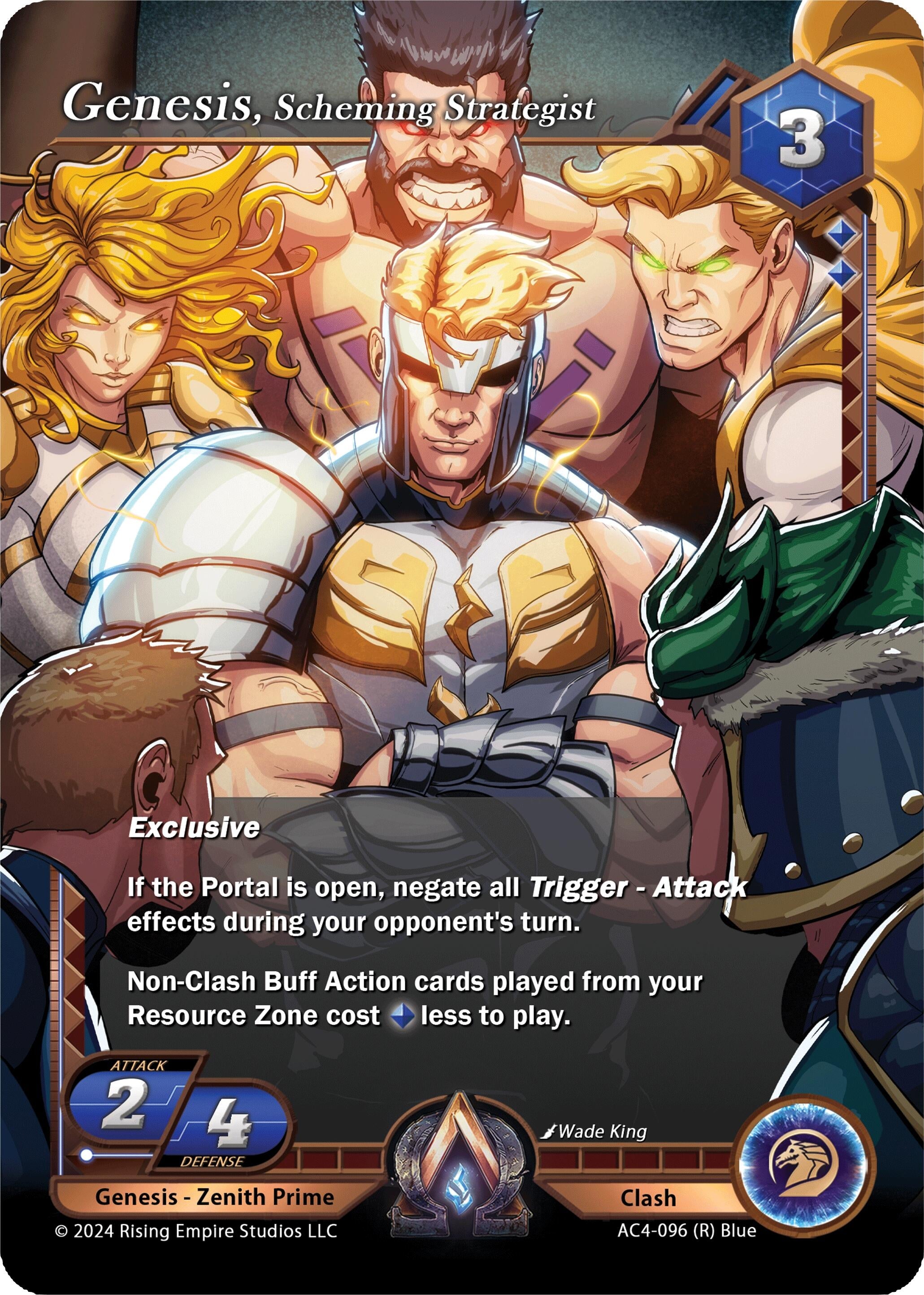 Image for Genesis, Scheming Strategist (Genesis Returns) (AC4-096) - Alpha Clash