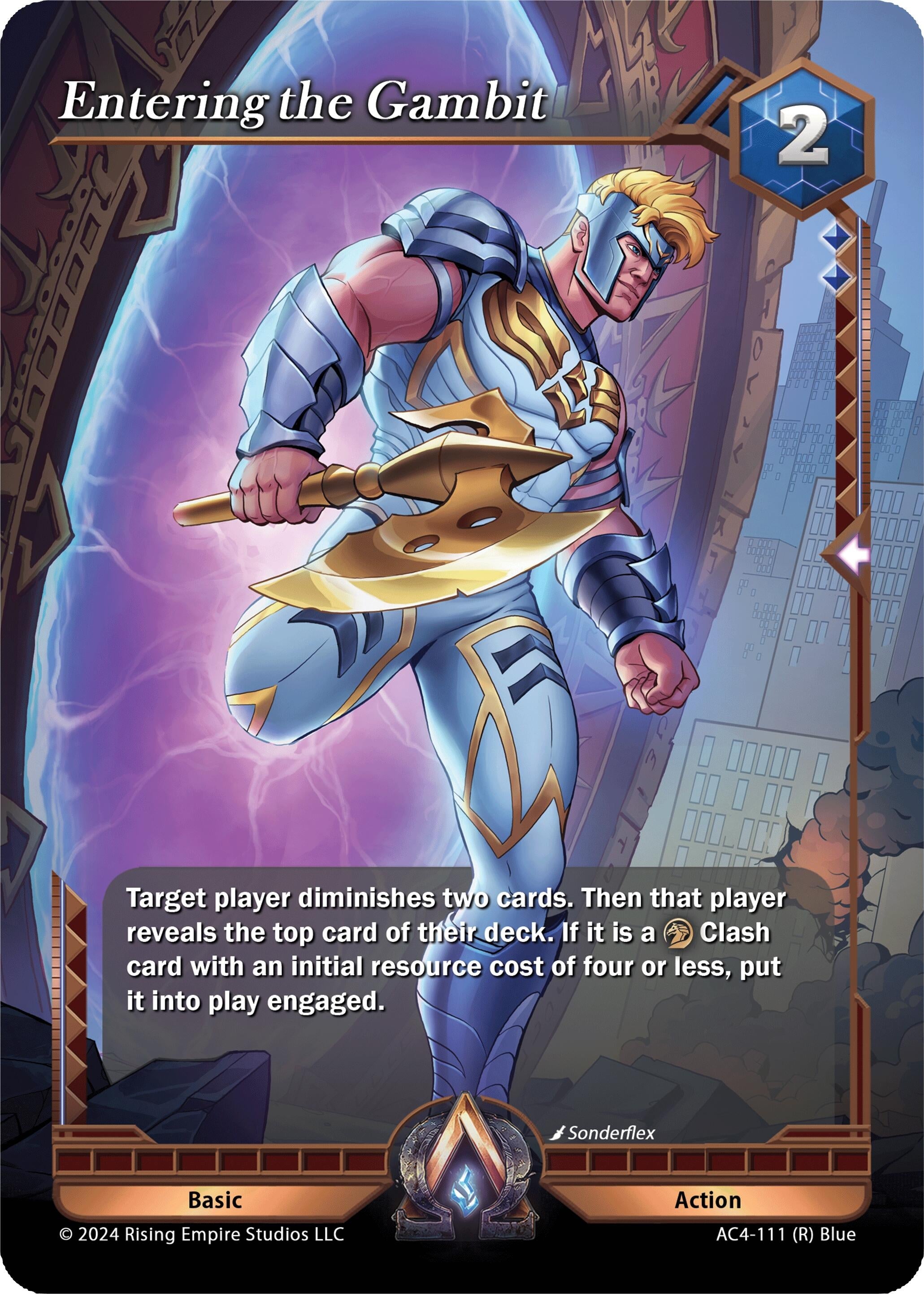 Image for Entering the Gambit (Genesis Returns) (AC4-111) - Alpha Clash