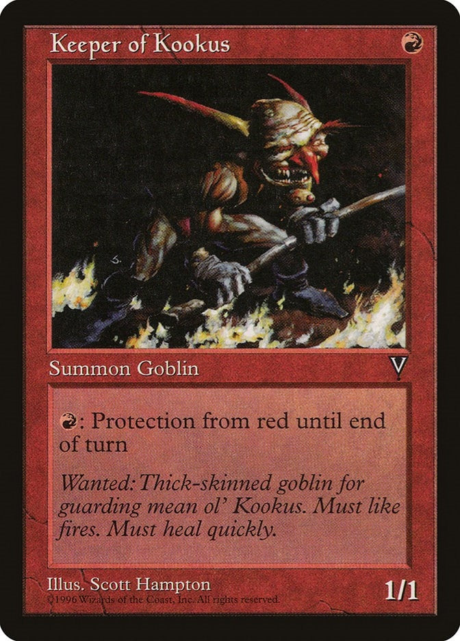 Image for Keeper of Kookus (Visions) - Magic: The Gathering