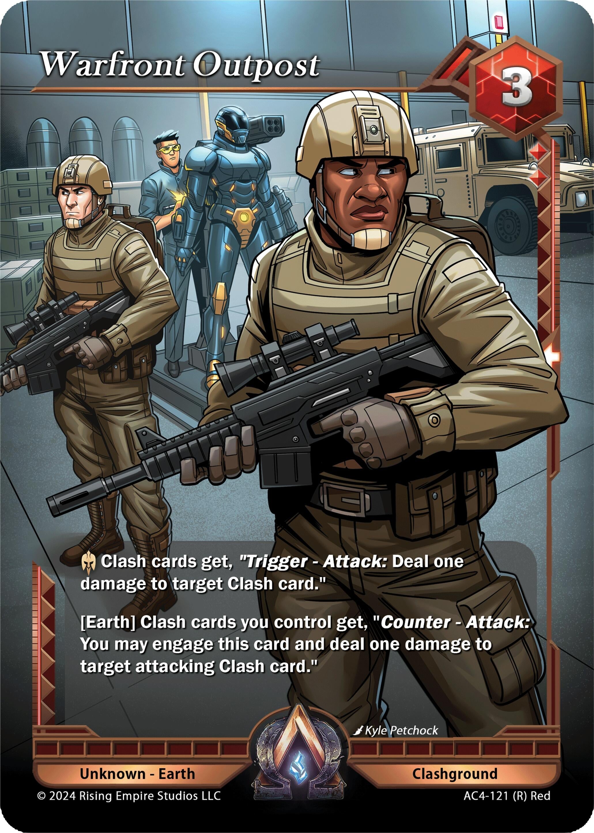 Image for Warfront Outpost (Genesis Returns) (AC4-121) - Alpha Clash