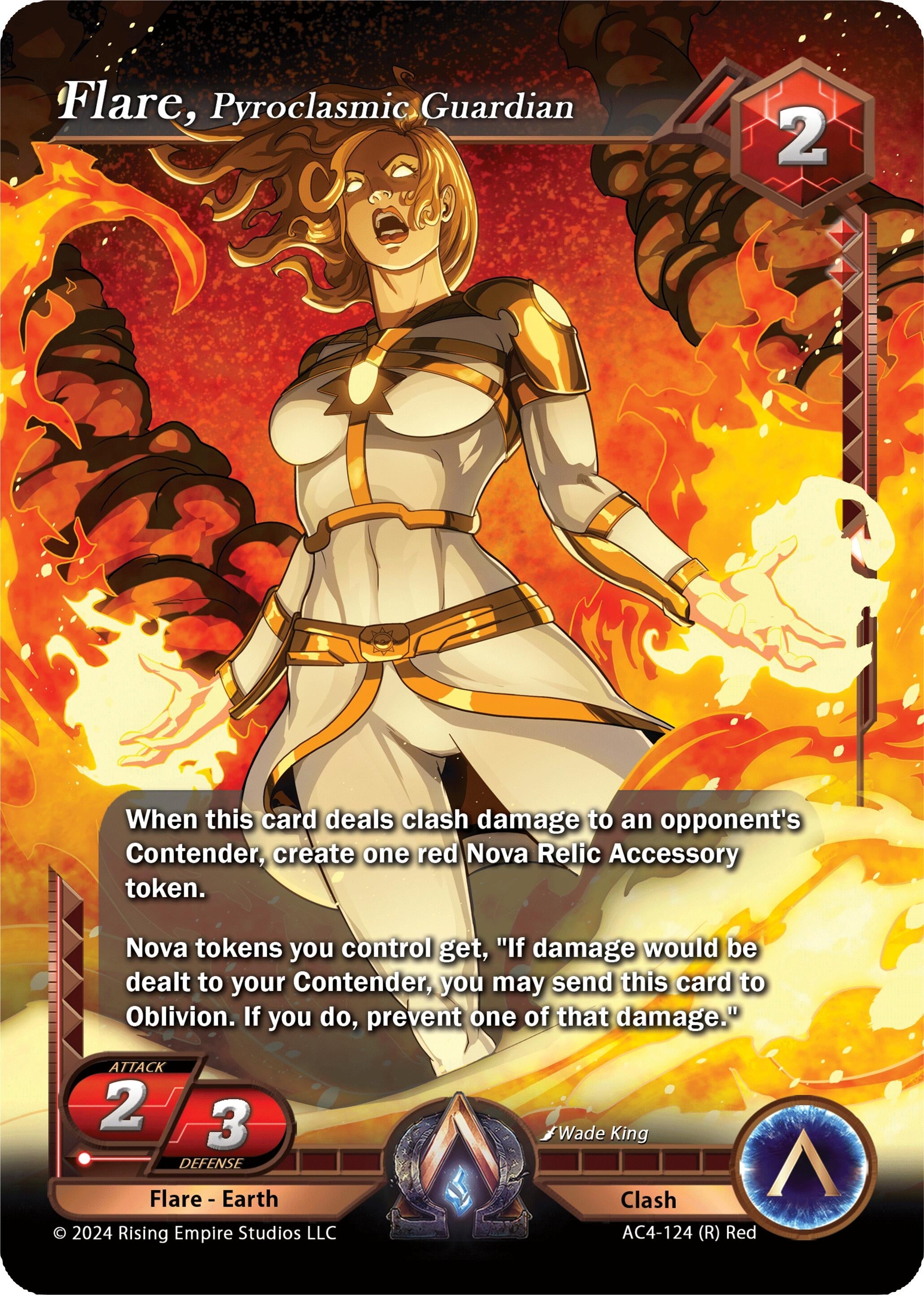 Image for Flare, Pyroclasmic Guardian (Genesis Returns) (AC4-124) - Alpha Clash
