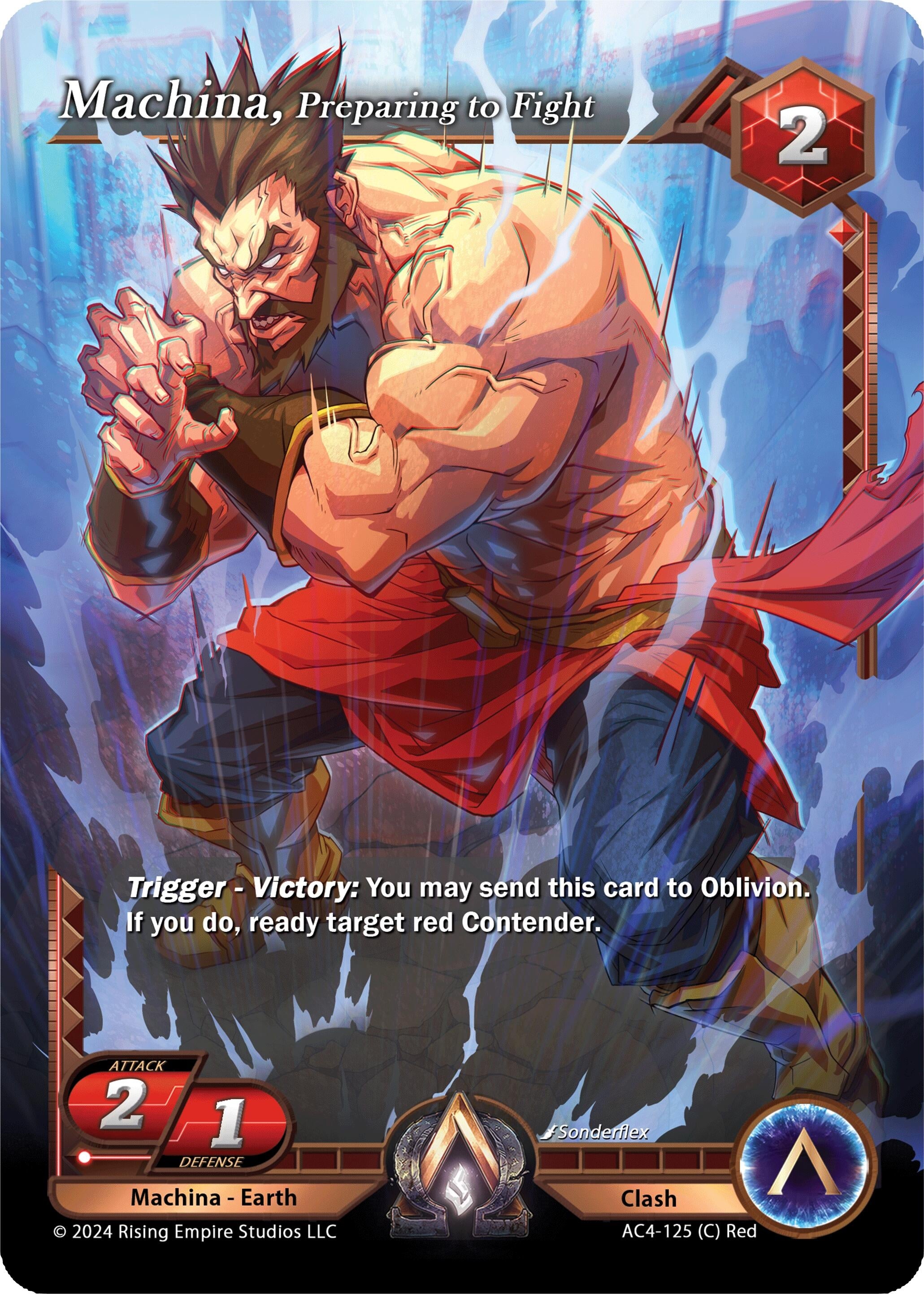 Image for Machina, Preparing to Fight (Genesis Returns) (AC4-125) - Alpha Clash