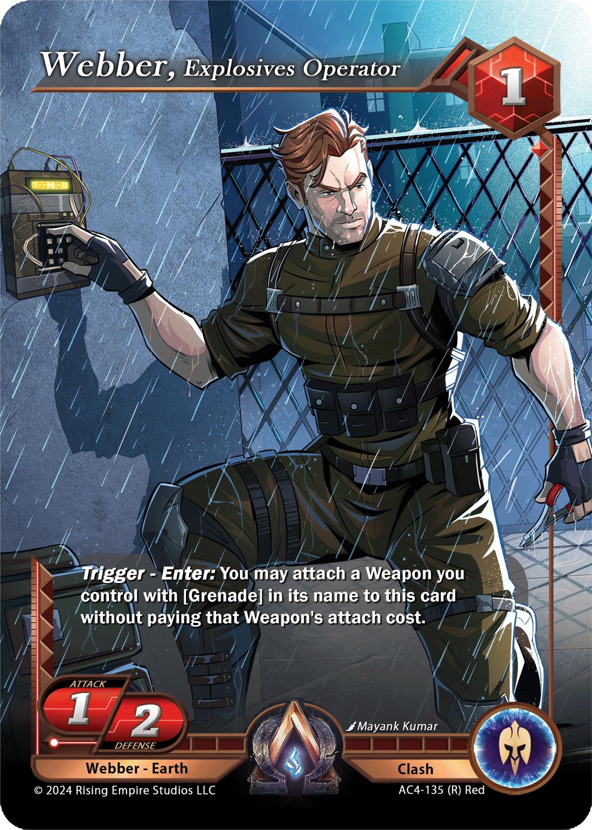 Image for Webber, Explosives Operator (Genesis Returns) (AC4-135) - Alpha Clash