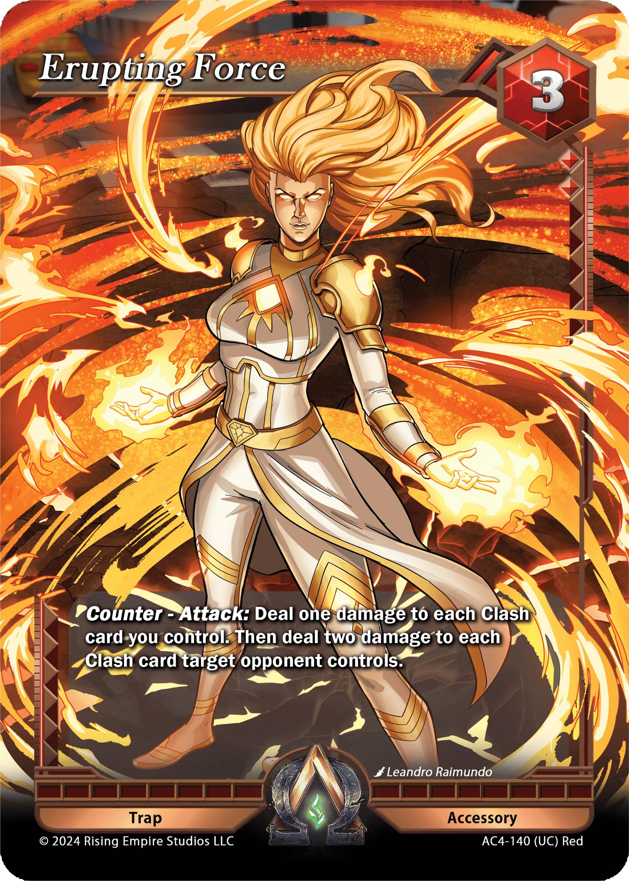 Image for Erupting Force (Genesis Returns) (AC4-140) - Alpha Clash