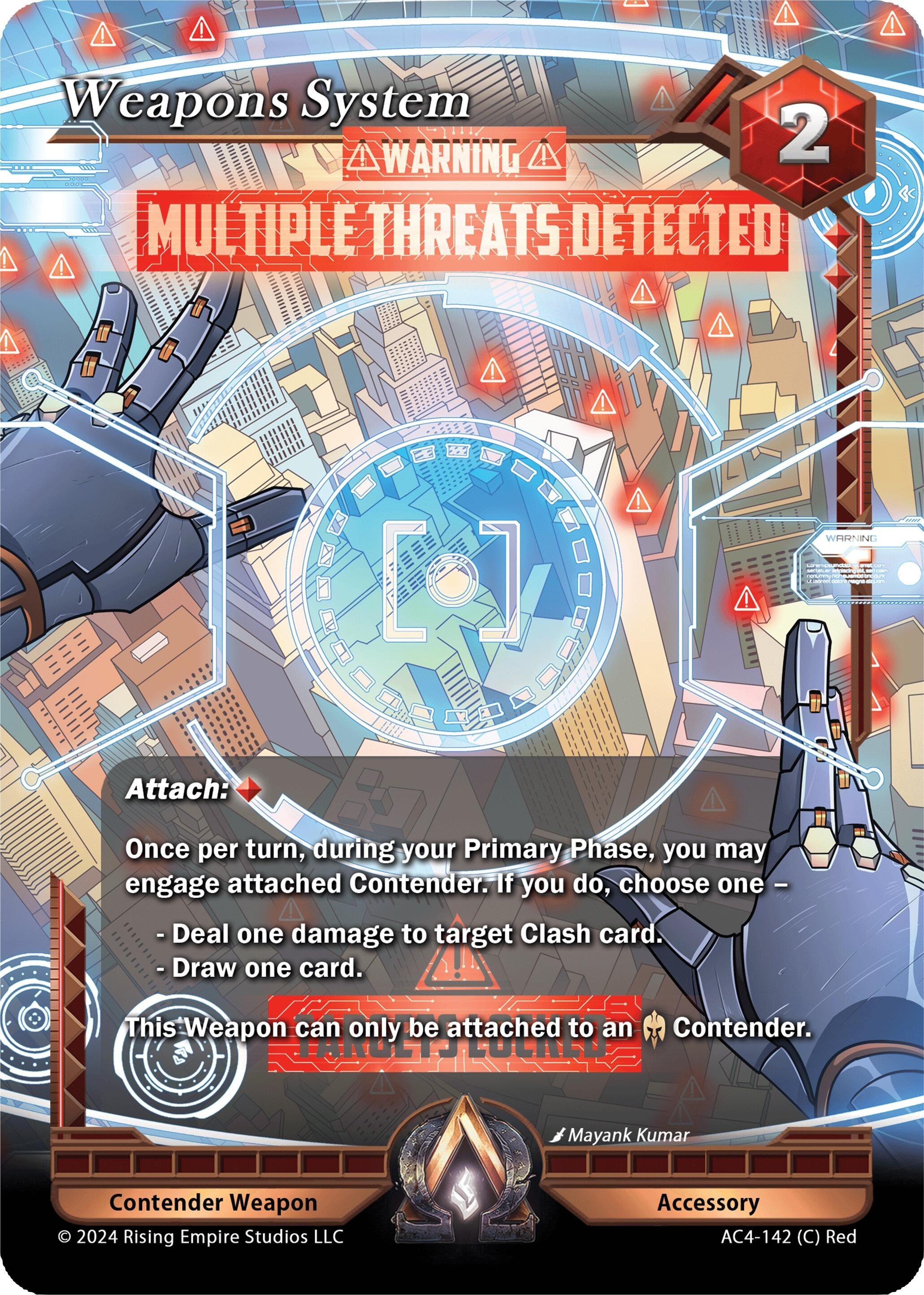 Image for Weapons System (Genesis Returns) (AC4-142) - Alpha Clash