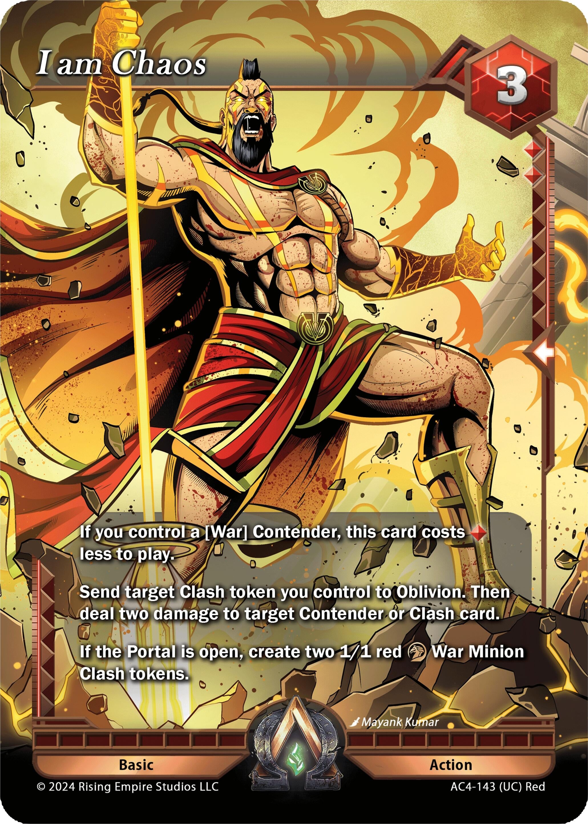 Image for I am Chaos (Genesis Returns) (AC4-143) - Alpha Clash