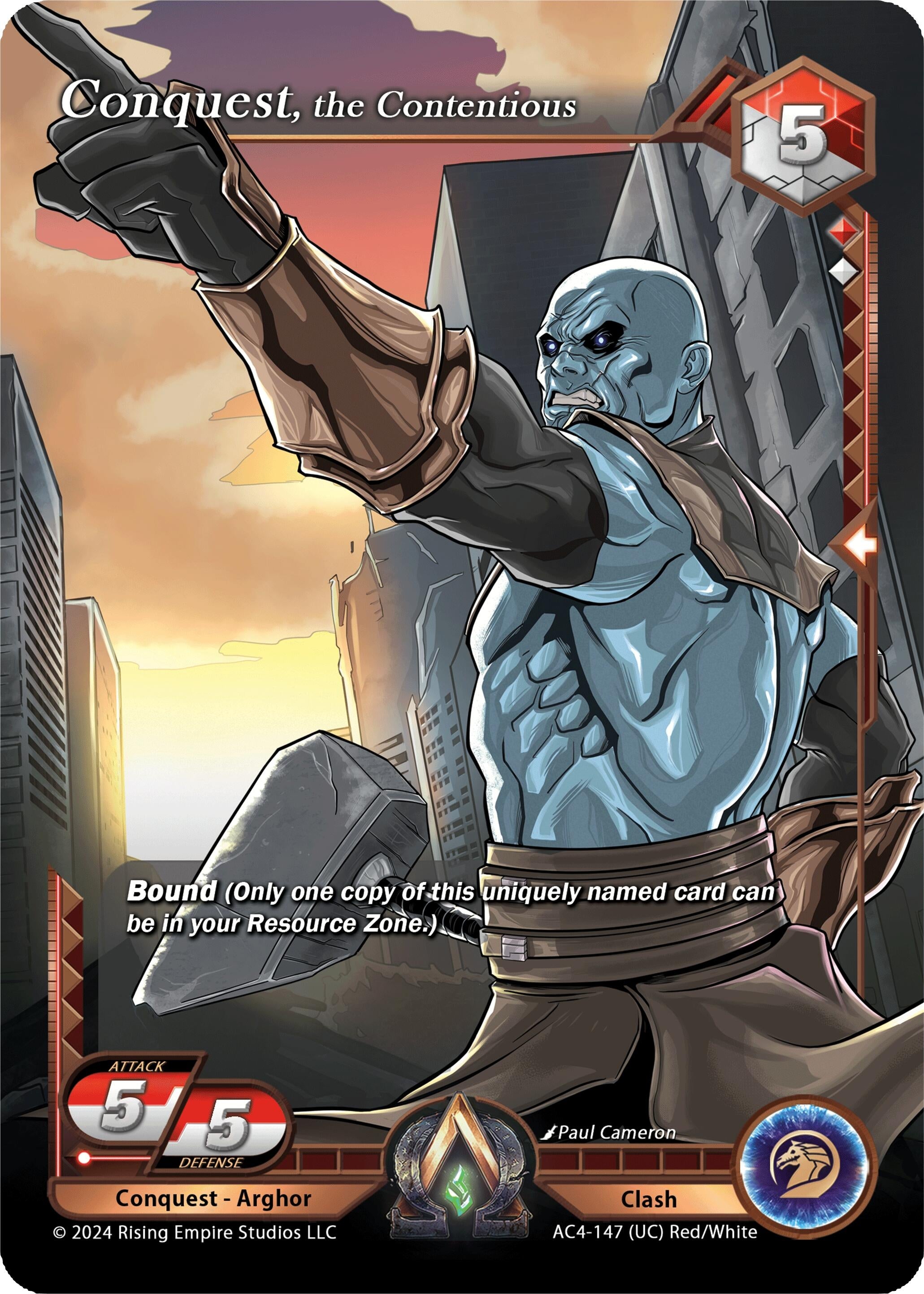 Image for Conquest, the Contentious (Genesis Returns) (AC4-147) - Alpha Clash