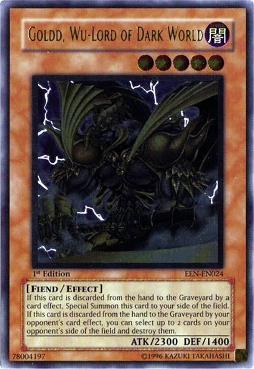 Image for Goldd, Wu-Lord of Dark World (UTR) (Elemental Energy) (EEN-EN024) - YuGiOh