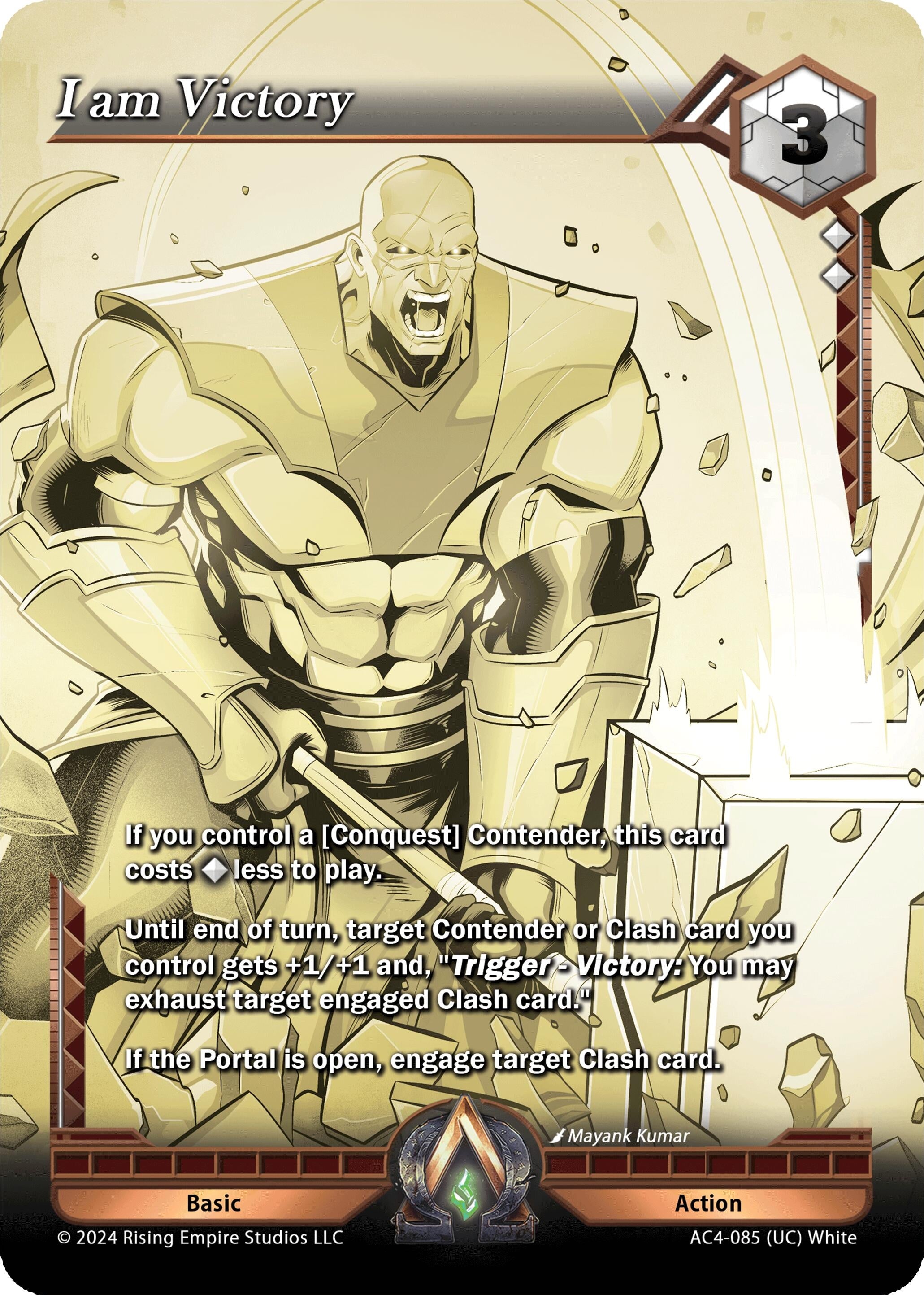 Image for I am Victory (Gold) (Genesis Returns) (AC4-085) - Alpha Clash