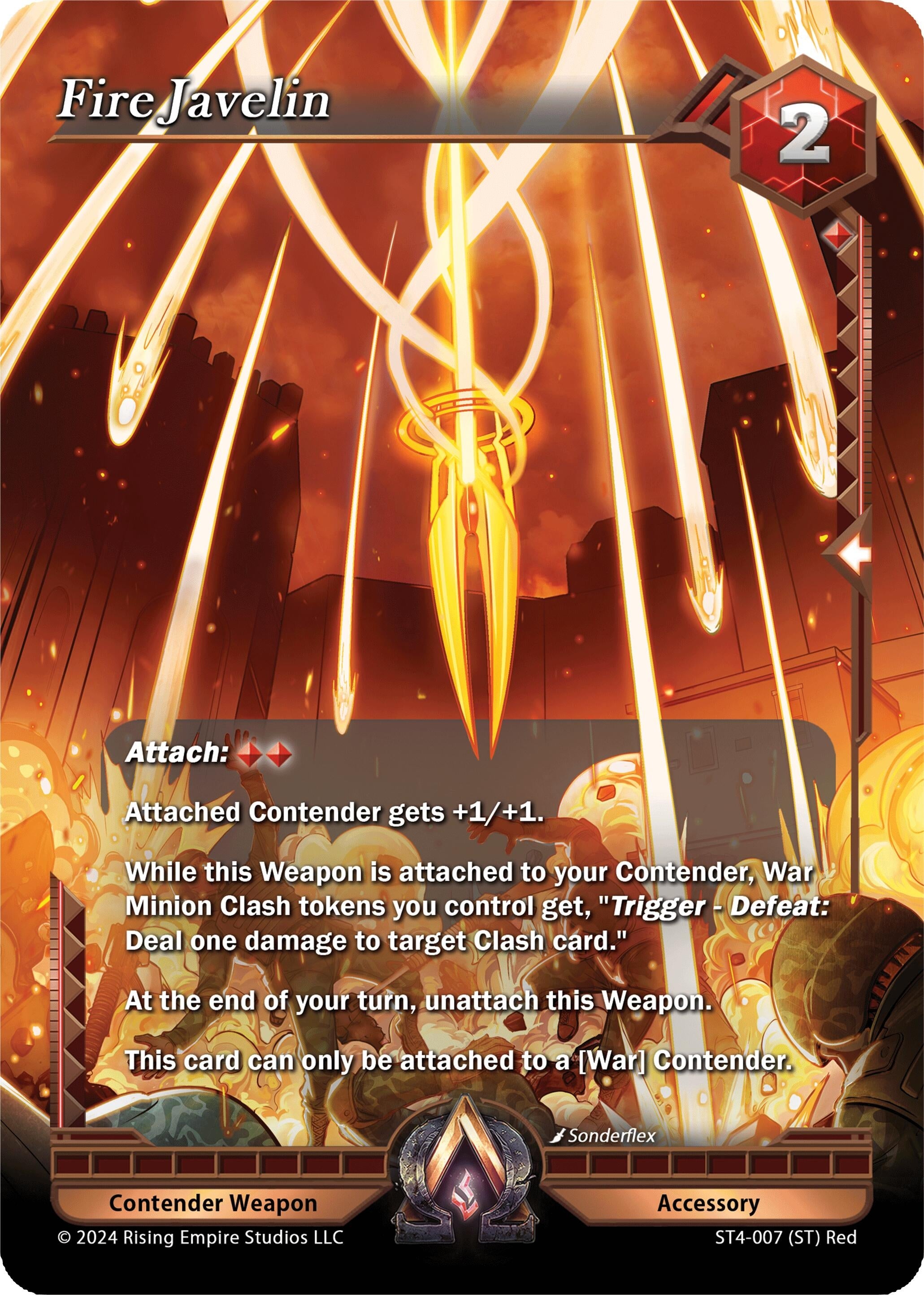 Image for Fire Javelin (Genesis Returns) (ST4-007) - Alpha Clash
