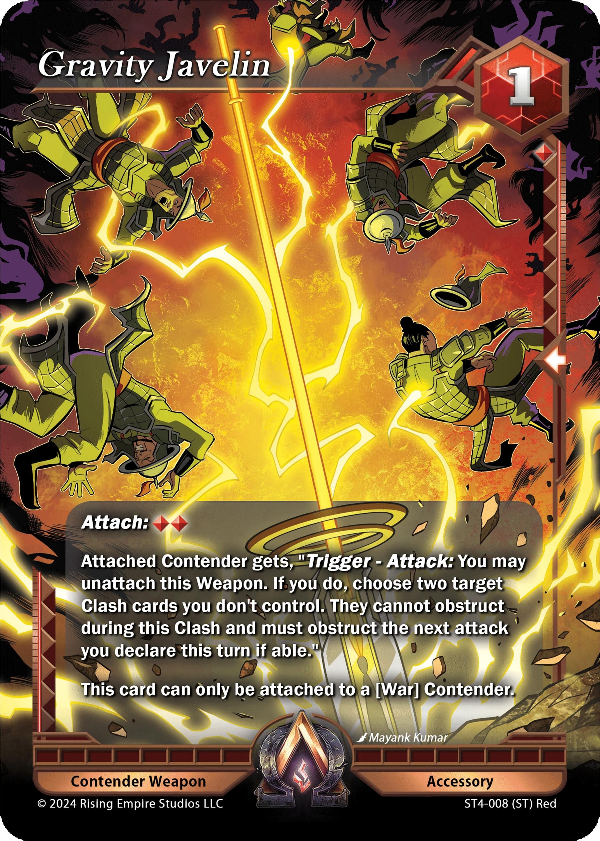 Image for Gravity Javelin (Genesis Returns) (ST4-008) - Alpha Clash