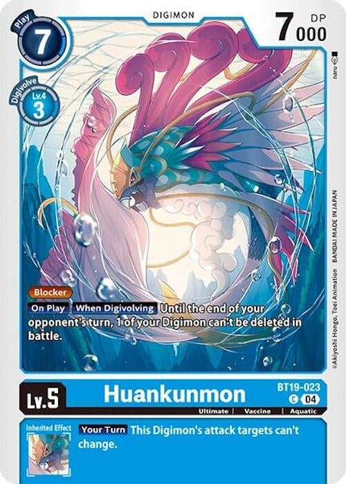 Image for Huankunmon (BT18-19) (BT19-023 C) - Digimon Card Game