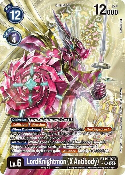 Image for LordKnightmon (X Antibody) (Alternate Art) (BT18-19) (BT19-073 SR) - Digimon Card Game