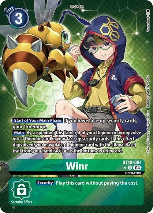 Image for Winr (Alternate Art) (BT18-19) (BT19-084 U) - Digimon Card Game