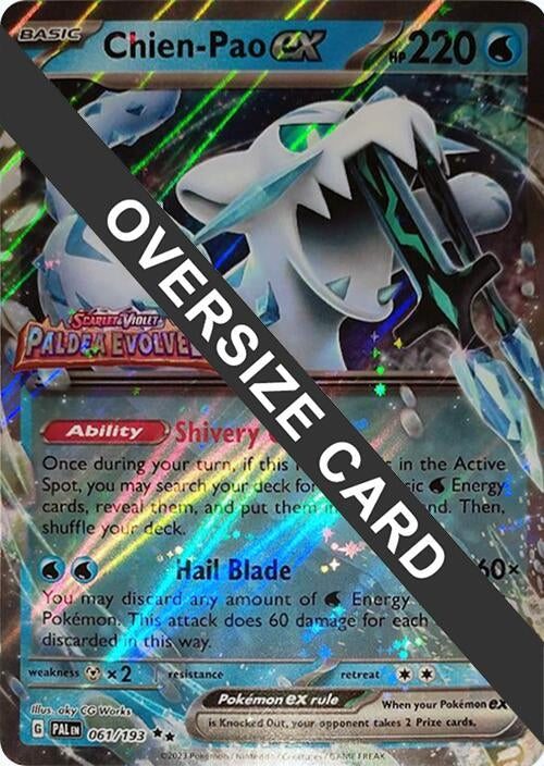 Image for Chien-Pao ex (Jumbo Cards) (061/193) - Pokemon