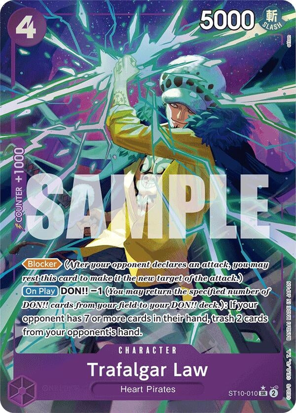 Image for Trafalgar Law (ST10-010) (Alternate Art) (Premium Booster -The Best-) (ST10-010) - One Piece Card Game