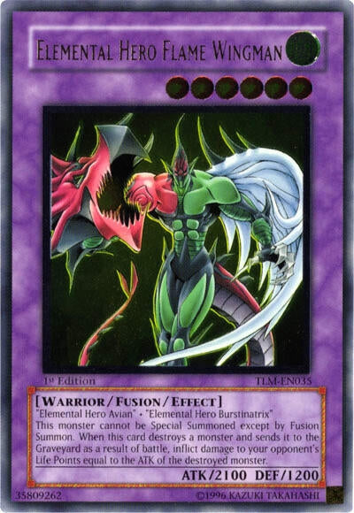 Image for Elemental HERO Flame Wingman (UTR) (The Lost Millennium) (TLM-EN035) - YuGiOh