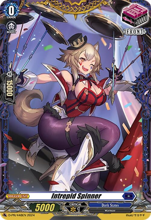 Image for Intrepid Spinner (D Promo Cards) (D-PR/448EN) - Cardfight Vanguard
