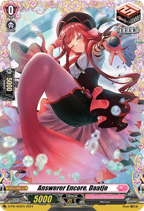 Image for Answerer Encore, Daatje (D Promo Cards) (D-PR/463EN) - Cardfight Vanguard