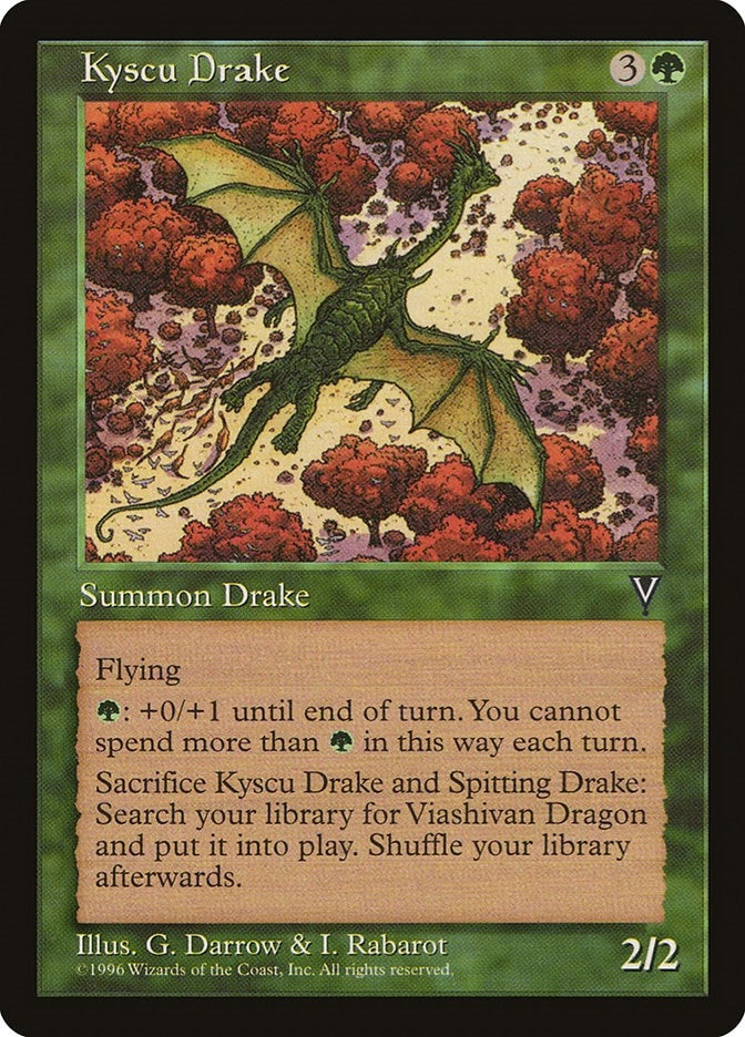 Image for Kyscu Drake (Visions) - Magic: The Gathering