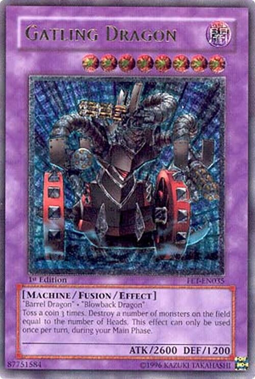 Image for Gatling Dragon (UTR) (Flaming Eternity) (FET-EN035) - YuGiOh