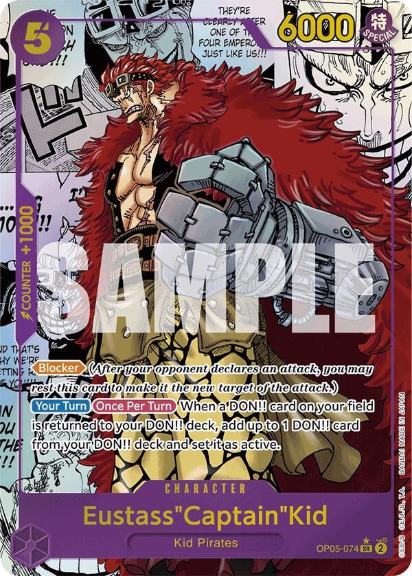 Image for Eustass"Captain"Kid (OP05-074) (Manga) (Premium Booster -The Best-) (OP05-074) - One Piece Card Game