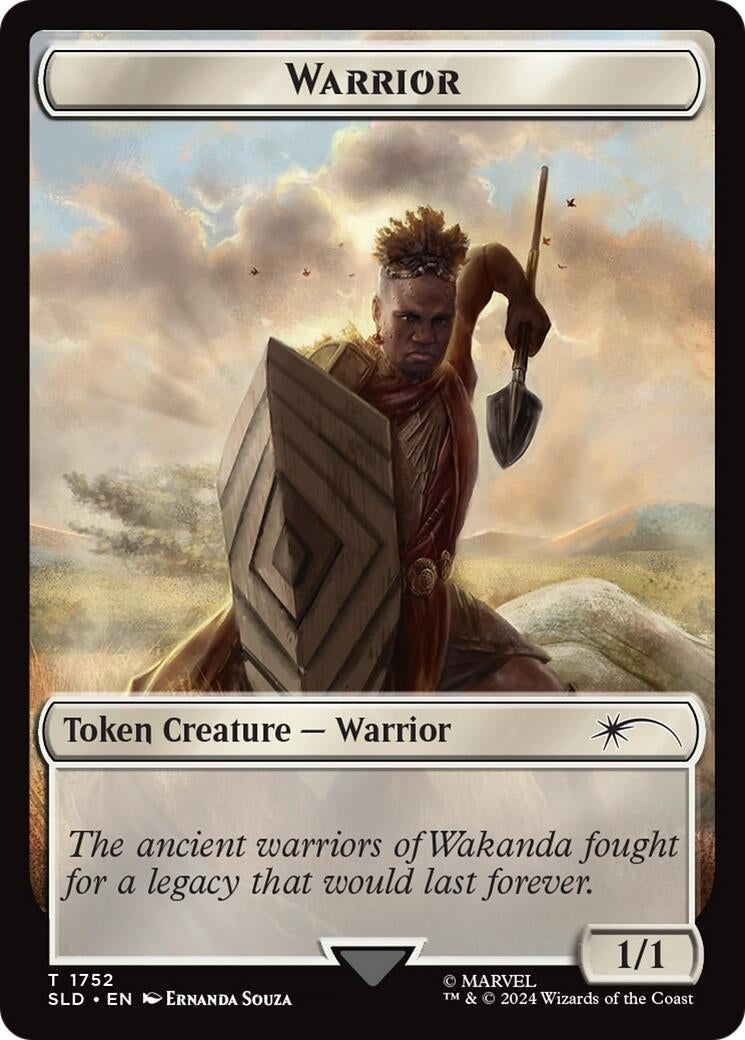 Image for Warrior Token (Secret Lair Drop Series) (1752) - Magic: The Gathering