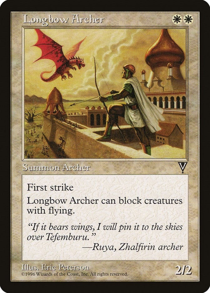 Image for Longbow Archer (Visions) - Magic: The Gathering