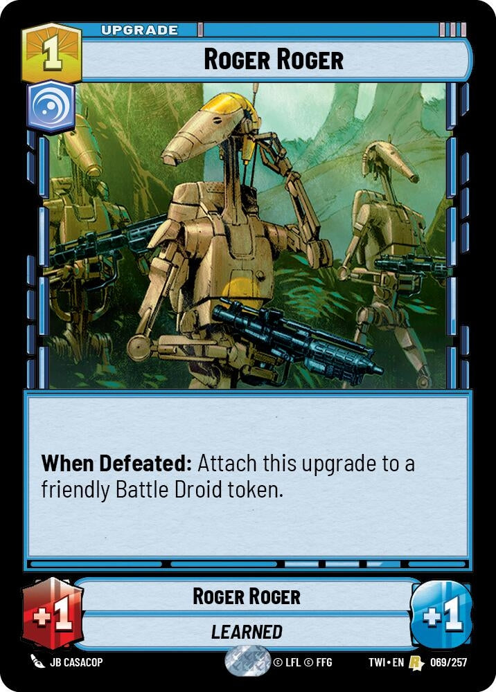 Image for Roger Roger (Twilight of the Republic) (069/257) - Star Wars: Unlimited