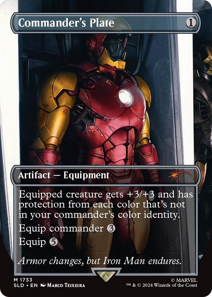 Image for Commander's Plate (1733) (Secret Lair Drop Series) (1733) - Magic: The Gathering