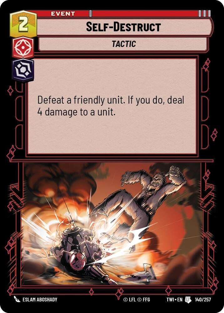 Image for Self-Destruct (Twilight of the Republic) (140/257) - Star Wars: Unlimited