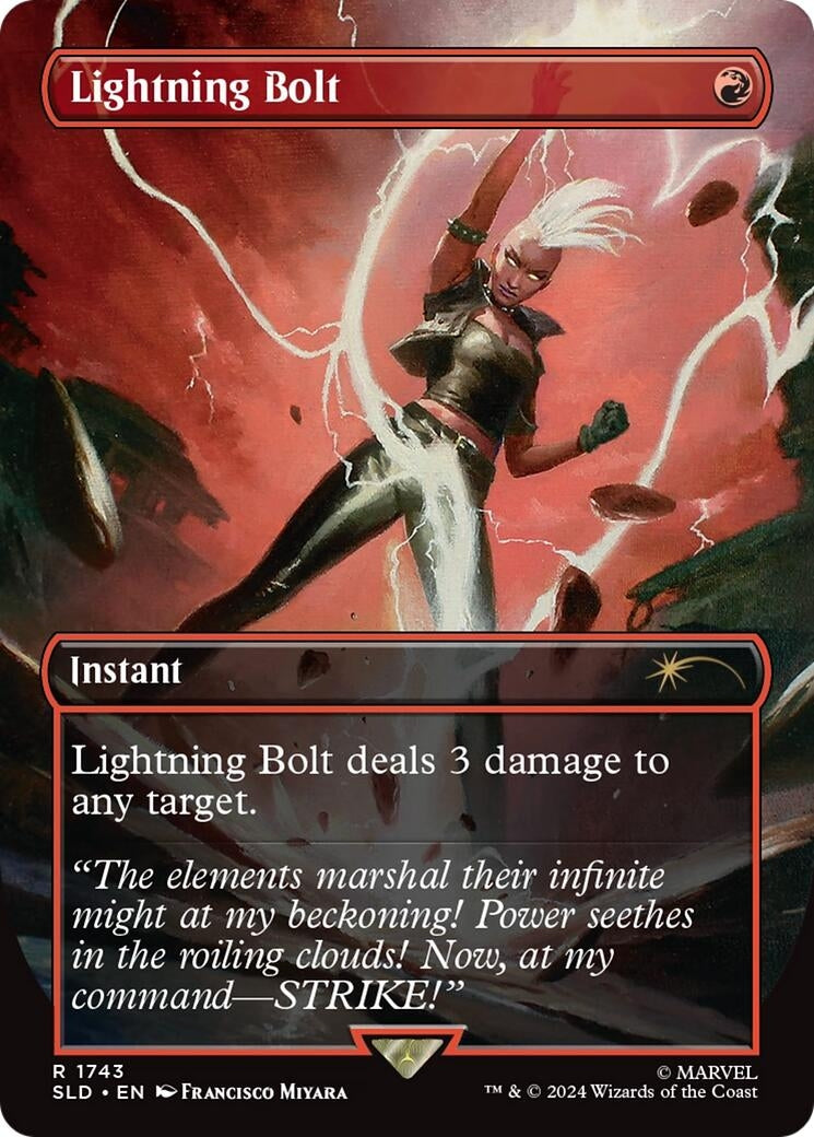 Image for Lightning Bolt (1743) (Secret Lair Drop Series) (1743) - Magic: The Gathering