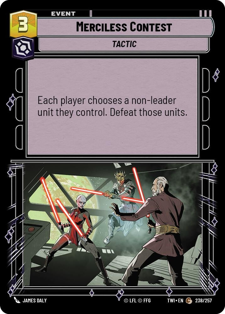 Image for Merciless Contest (Twilight of the Republic) (238/257) - Star Wars: Unlimited