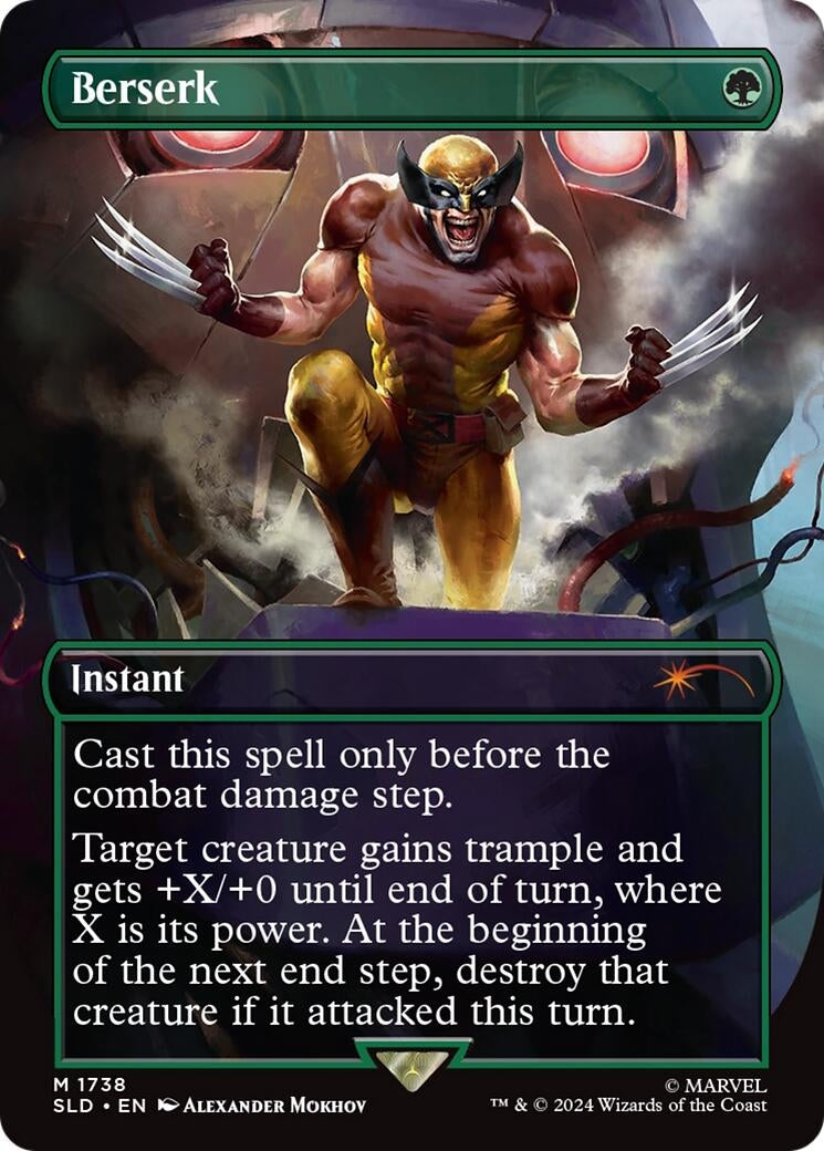 Image for Berserk (1738) (Rainbow Foil) (Secret Lair Drop Series) (1738) - Magic: The Gathering