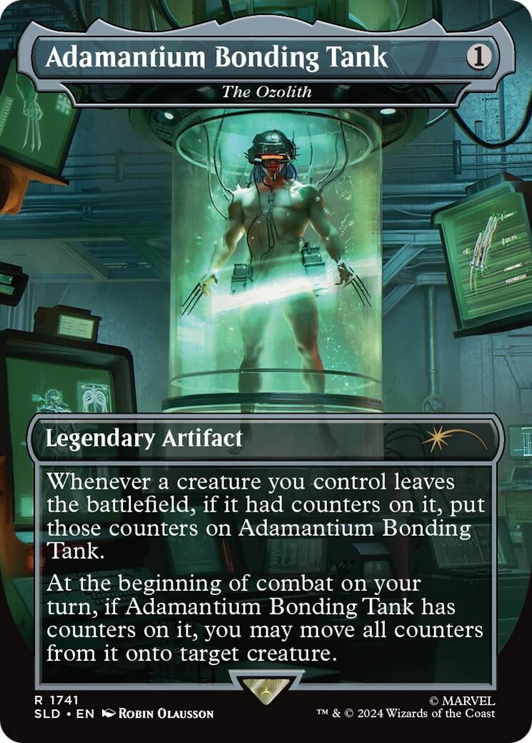 Image for Adamantium Bonding Tank - The Ozolith (Rainbow Foil) (Secret Lair Drop Series) (1741) - Magic: The Gathering