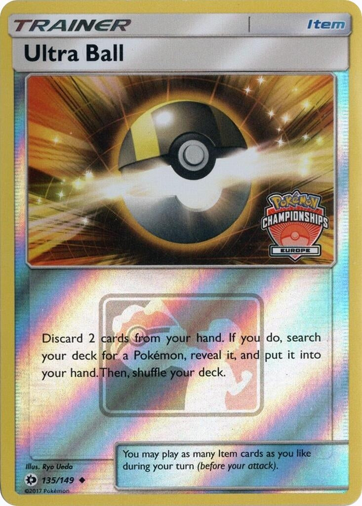 Image for Ultra Ball - 135/149 (Europe Championships) (League & Championship Cards) (135/149) - Pokemon