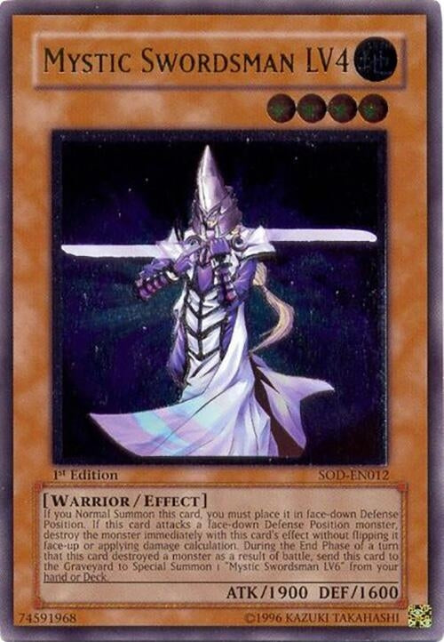 Image for Mystic Swordsman LV4 (UTR) (Soul of the Duelist) (SOD-EN012) - YuGiOh