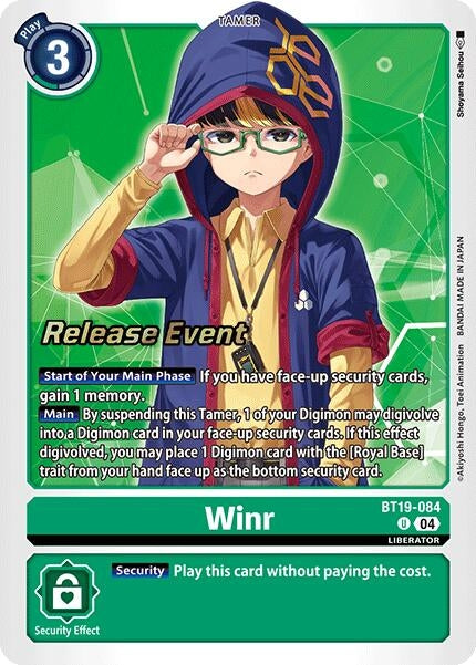 Image for Winr (BT18-19_PR) (BT19-084 U) - Digimon Card Game